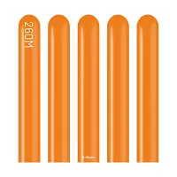 Dekorační modelovací balonky oranžové 260M 100 ks