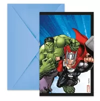 Pozvánky a obálky Avengers Evergreen 6 ks