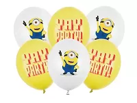 Latexové balonky Mimoni 30 cm 6 ks
