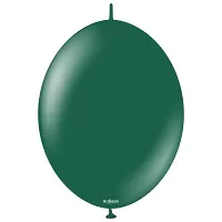 Dekorační spojovací balonky tmavě zelené 15 cm/6" 50 ks