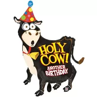 Foliový balonek Kravička Holy Cow Birthday 97 cm
