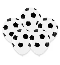 Balonky s potiskem - Fotbalový míč - 30 cm, 5 ks