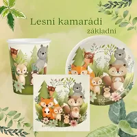 Dekorační sada Lesní kamarádi (Základní varianta)