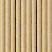 Papírová brčka kraft - hnědá - 10 ks