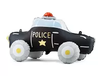 Stojící fóliový balónek Policejní auto 90 x 41 cm