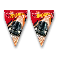 Vlaječková girlanda Hot Wheels 3m