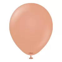 Dekorační balonek hnědo růžový 30 cm/12"
