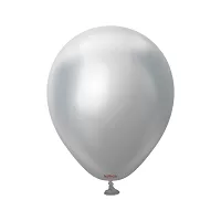 Dekorační balonky chromové stříbrné 13 cm/5" 100 ks