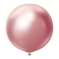 Dekorační balonek chromový růžový 60 cm/24"