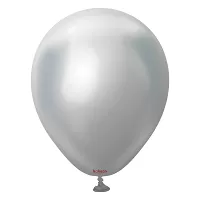 Dekorační balonek chromový stříbrný 30 cm/12"