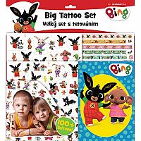 Velký set s tetováním Králíček Bing