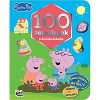 100 samolepek s omalovánkami Prasátko Peppa