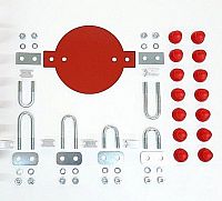 Spojovací materiál a kování k pružinové houpačce