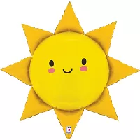 Fóliový balonek Usměvavé sluníčko 79 cm