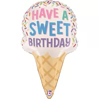 Fóliový balonek Zmrzlina Have a Sweet Birthday 71 cm
