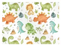 Balící papír kreslení dinosauři 100 x 70 cm