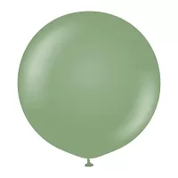 Dekorační retro balonek eukalyptově zelený 60 cm/24"