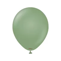 Dekorační retro balonky eukalyptově zelené 13 cm/5" 100 ks
