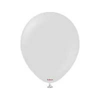 Dekorační retro balonek kouřově šedý 13 cm/5"