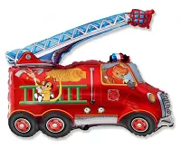 Fóliový balónek MINI Hasičské auto 35 cm