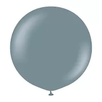Dekorační retro balonek šedomodrý 60 cm/24"