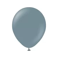 Dekorační retro balonek šedomodrý 13 cm/5"
