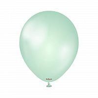 Dekorační perleťové balonky zelené 13 cm/5" 50 ks
