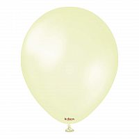 Dekorační perleťový balonek žlutý 30 cm/12"
