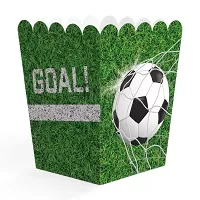 Papírové boxy na popcorn Fotbal 8 ks