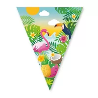 Papírová vlaječková girlanda Aloha