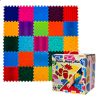 Masážní ortopedická podložka Ortek "Puzzle Mix" 25 modulů