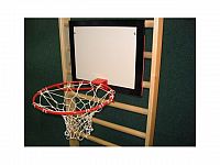 Basketbalová deska 60 x 50 cm s košem a síťkou, interiér