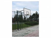 Basketbalová konstrukce příhradová, pevná, vysazení do 2,5 m (KOMAXIT)