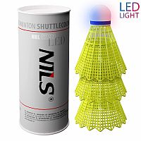 Badmintonové míčky NILS NBL6293 s LED 3 ks