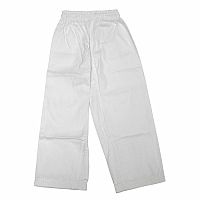 Kalhoty ke kimonu 130cm, standart , bílé