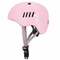 Spokey PUMPTRACK Juniorská cyklistická BMX přilba IN-MOLD, 48-58 cm, růžová
