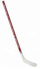 ACRA H3377-LE Hokejka plastová s dýhou147cm - levá - červená