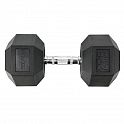 Černá hexagonální jednoručka HMS 27,5 kg
