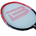 Badmintonová pálka s ALU rámem a pouzdrem červenočerná G315A