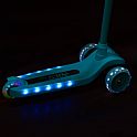 Dětská koloběžka NILS Fun HLB09 LED tyrkysová