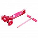 Dětská koloběžka NILS Fun HLB001 LED růžová
