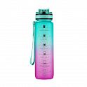 Tritanová láhev na pití NILS Camp NCD04 950 ml zeleno-růžová
