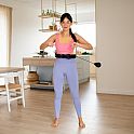 Sada masážní hula hoop ONE Fitness OHA01 se závažím a zeštíhlujícího pásu BR125 černá