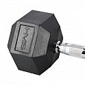 Černá hexagonální jednoručka HMS 22,5 kg