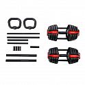Jednoruční / obouruční variabilní činka HMS SGR18 PRO SET 3v1 40 kg