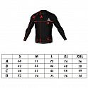 Pánské tréninkové tričko DBX BUSHIDO Rashguard RSL Black