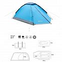 Turistický stan NILS Camp NC6033 Nightfall modrý