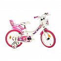 Dětské kolo Dino Bikes 16" Bílé s růžovým potiskem