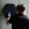 Elektronický boxerský terč HMS TB02 s LED, Bluetooth a rukavicemi (Music Boxing Machine)
