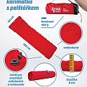 ACRA L48-CRV Nafukovací karimatka červená